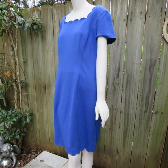 Talbots Blue Dress size 14 - Picture 5 of 7